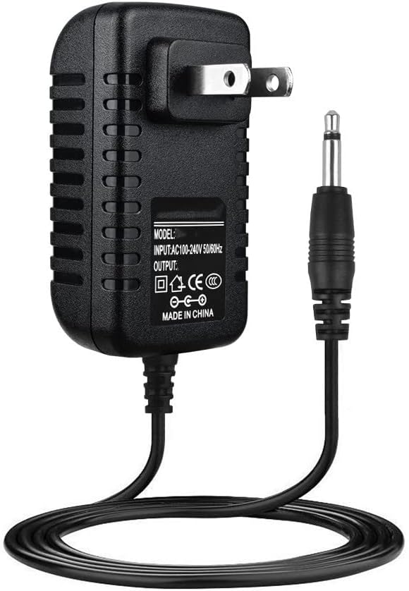9V DC 1000mA Power Adapter Wall Charger Transformer 3.5mm Mono Phone Plug Tip +