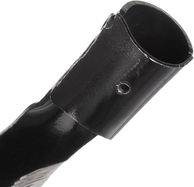 HARFINGTON 7 Inch Brush Clearing Sickle Black Oxide Forged Carbon Steel Blade, Billhook Machete Knife for Gardening, Camping, Land Management, Outdoor