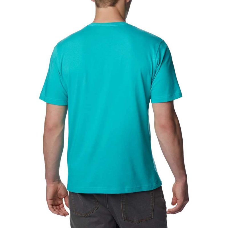 Columbia Men's Thistletown Hills Short Sleeve, Bright Aqua, Large Tall