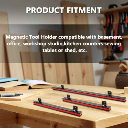 RAMATA Extremely Heavy-Duty Magnetic Tool Holder 13" Magnetic Tool Holders Professional Tool Bars/Strips Replaces # 21300 21400