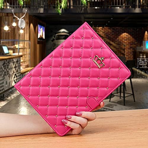 for iPad Pro 11 inch Case 2022(4th Gen)/2021(3rd Gen)/2020(2nd Gen)/2018 (1st Gen)Cute Crown Bling Diamond PU Leather Smart Auto Sleep/Wake Stand Shockproof Cover for iPad Pro 11 Inch Black