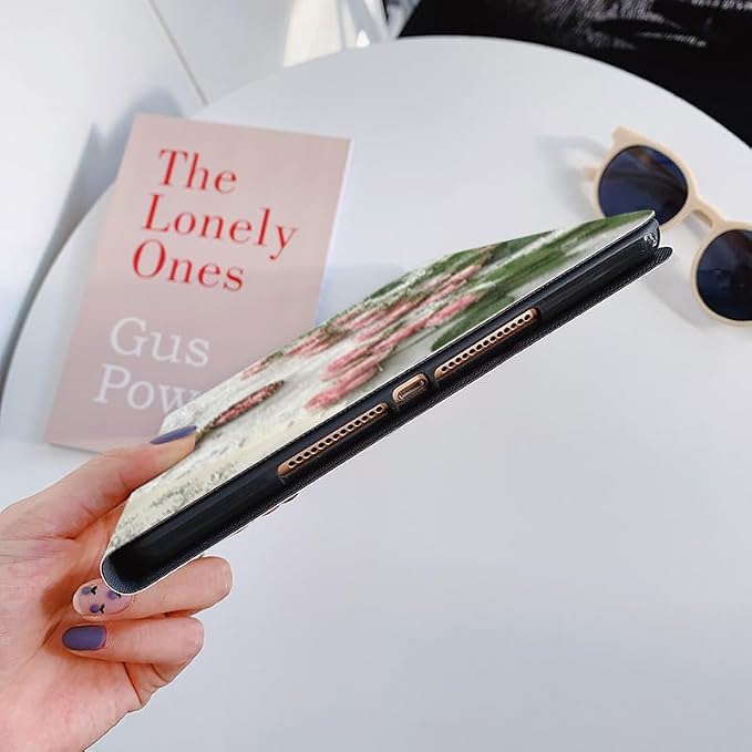 Flower Case for Xiaomi Redmi Pad 2 11 Case Flower Pattern Cute Floral Illustrated Printed Cover with Pencil HolderColor 5