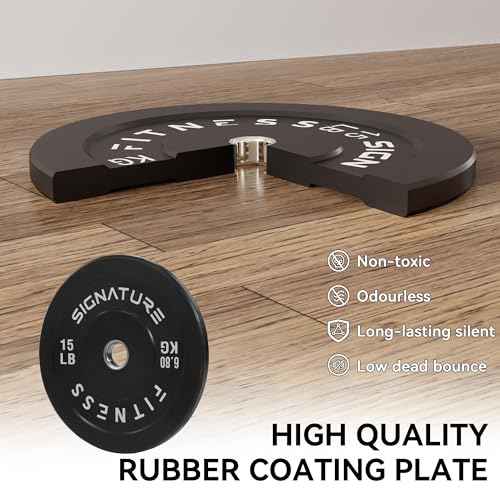 Fitvids 2" Olympic Bumper Plate Weight Plates with Steel Hub sets, Multiple Options