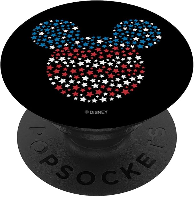 Disney Mickey Mouse Red White Blue Americana PopSockets Standard PopGrip