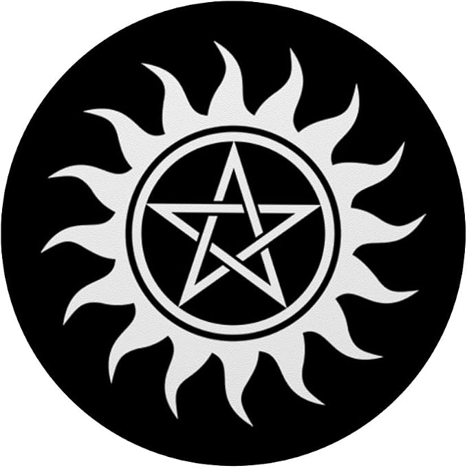 Anti Possession Pentagram Symbol PopSockets Adhesive PopGrip