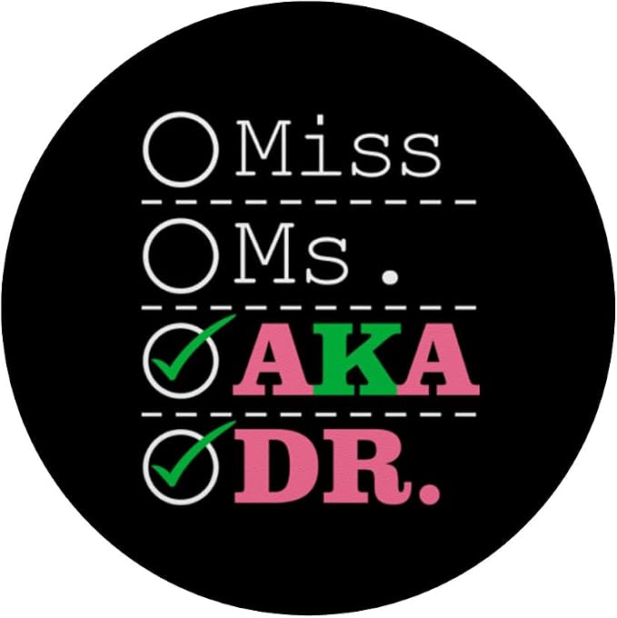 AKA Doctor Medical Worker Appreciation Graduation PopSockets Adhesive PopGrip