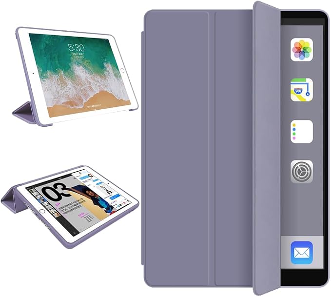 iPad Pro 11 Case 4th/3rd/2nd Gen Black | 2022/2021/2020 Lightweight Smart Folio Trifold Stand Auto Sleep/Wake Soft Silicone Back without Pencil Holder