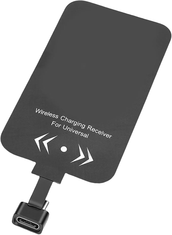 Type C Thin Wireless Charger Receiver for A50 A51 A52 - USB C Wireless Charger Module for Phones