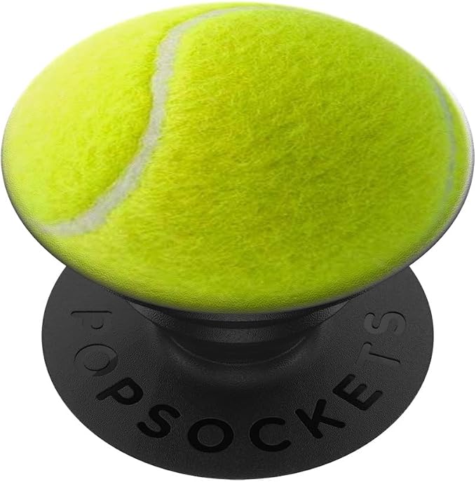 Tennis Ball Black PopSockets Adhesive PopGrip