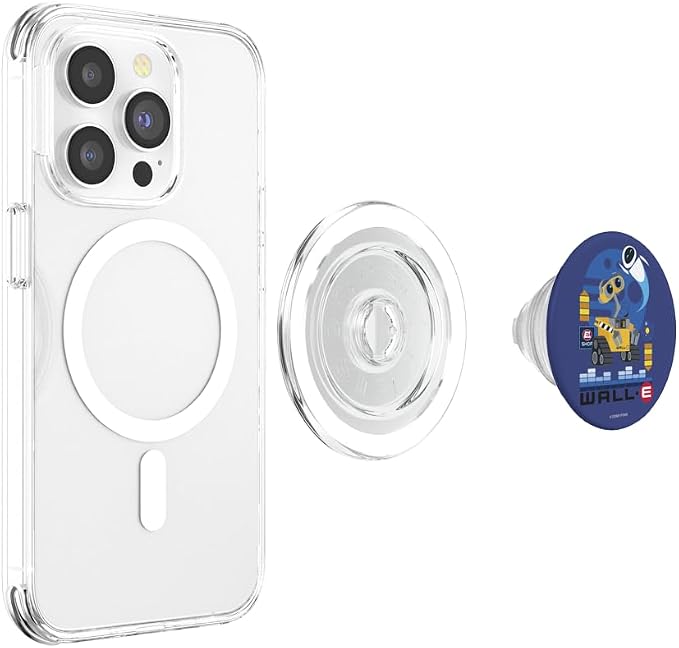 Disney Pixar Wall-E Eve Cartoon Art PopSockets Standard PopGrip