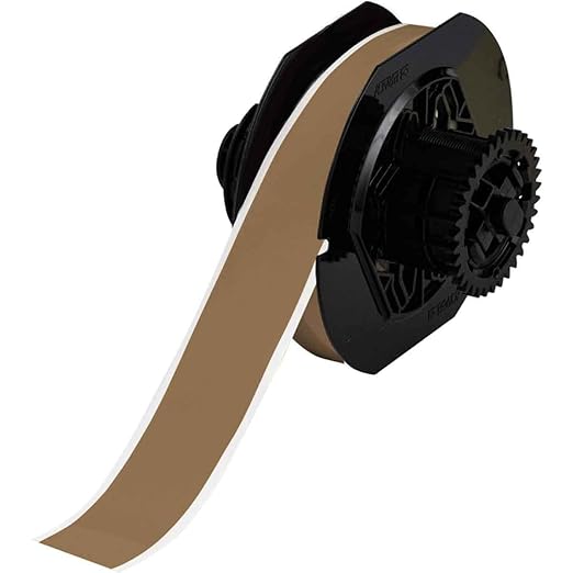 Brady B30C-1125-595-GD 100' Length x 1.125" Width, B-595 Vinyl, Gold BBP31 Indoor/Outdoor Tape