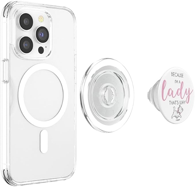Disney The Aristocats Marie Because I'm A Lady That's Why PopSockets Adhesive PopGrip