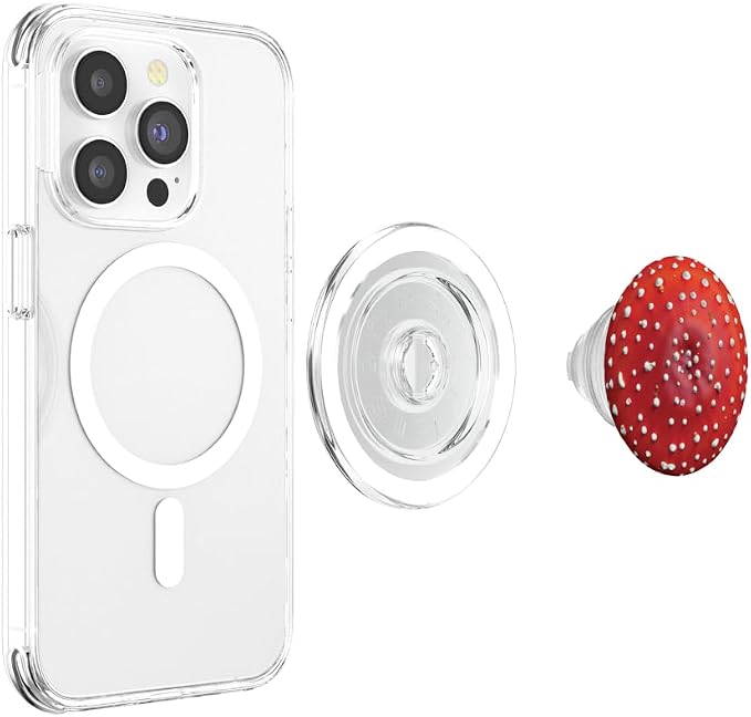 Mushroom Illustration Print PopSockets Adhesive PopGrip