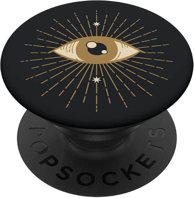 All Seeing Eye Black PopSockets Adhesive PopGrip