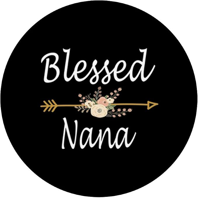 Blessed Nana Christmas Cute Gifts PopSockets PopGrip: Swappable Grip for Phones &amp Tablets