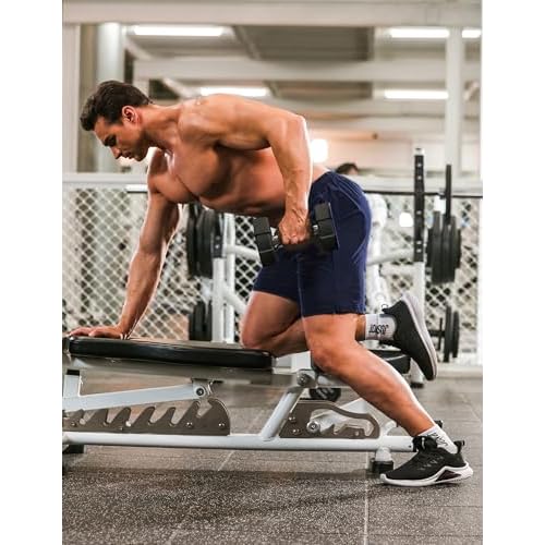 COOFANDY Mens Athletic Shorts 7 Inch Quick Dry Stretch Lightweight Gym Workout Shorts with Pockets