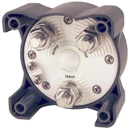 Blue Sea Systems 3001 Heavy Duty Battery Switch with Alternator Field Disconnect, On-Off, Beige