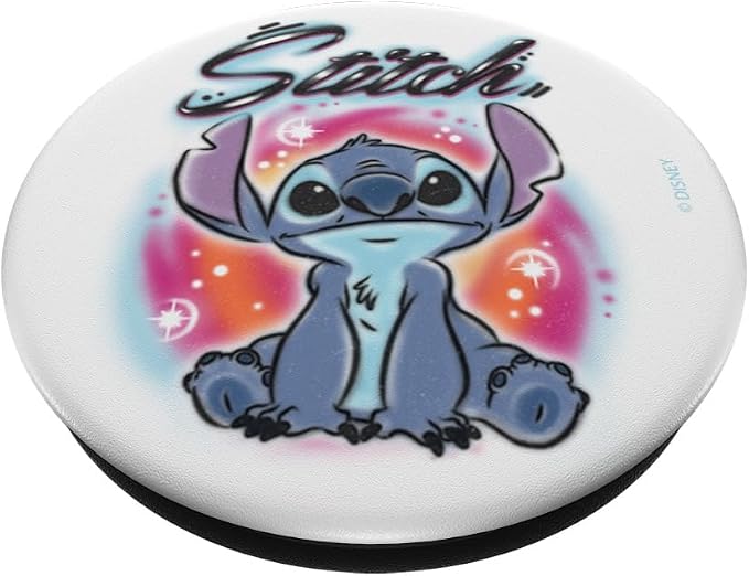 Disney Lilo &amp Stitch Airbrush Portrait PopSockets Adhesive PopGrip