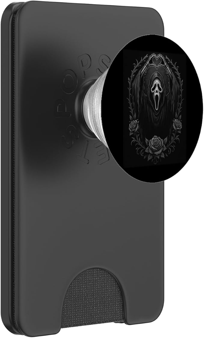 Scary Face Horror Poster Creepy Halloween PopSockets PopGrip for MagSafe