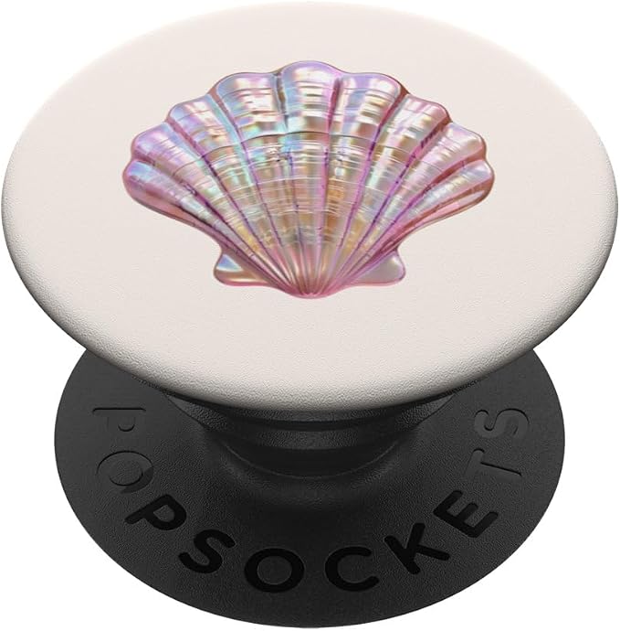 Mermaid Core Aesthetic Pastel Preppy Sea Shells Oceanic PopSockets PopGrip for MagSafe