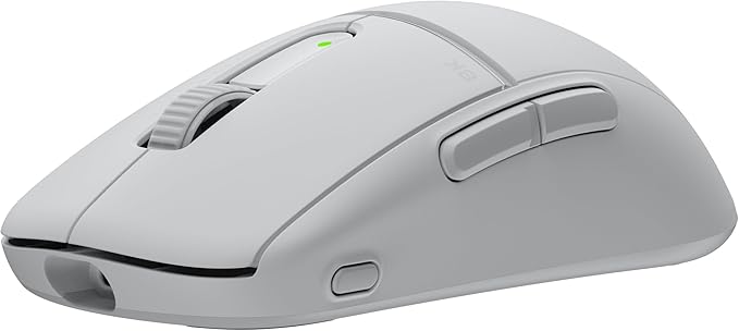 Turtle Beach Burst II Pro Wireless Esports Gaming Mouse, 8000 Polling, 57g Ultra Lightweight, 150-Hr Rechargeable Battery, Optical Switches, 30000 DPI Optical Sensor, 8 Inputs, Bluetooth – White