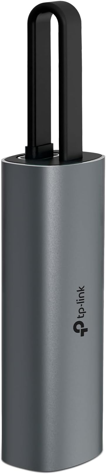 TP-Link USB C to Ethernet Adapter, 2.5 G Plug & Play Network Adapter | Type-C to RJ45 | Aluminum Alloy Case | Thunderbolt 4/3 Compatible for MacBook Pro/Air, iPad, iPhone 16 Pro/Max and More (UE302C)