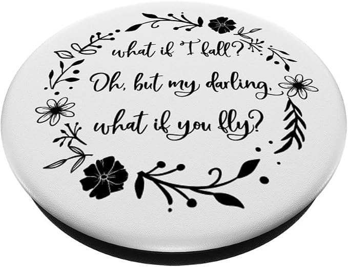What if You Fly Positive Inspirational Message Women Girls PopSockets Adhesive PopGrip