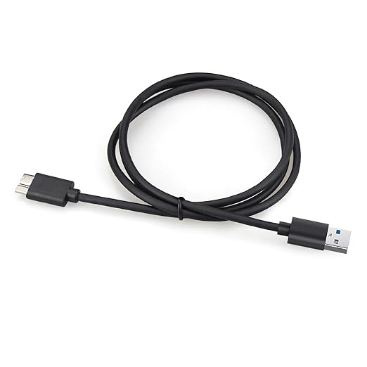 5-Pack USB 3.0 Micro B Cable External Hard Drive Data Cord for Seagate | For Toshiba Western Digital WD My Passport 3 ft