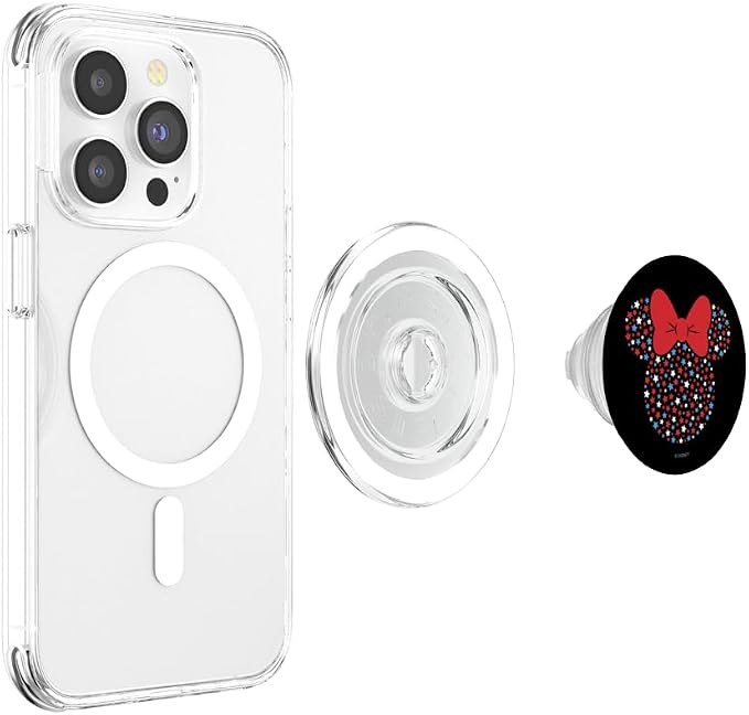 Disney Minnie Mouse Red White Blue Stars 4th of July PopSockets Standard PopGrip