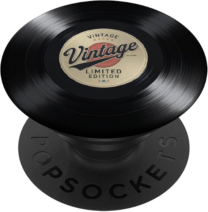 Vinyl Record Player Vinyl Collector Retro Music Lover PopSockets PopGrip for MagSafe