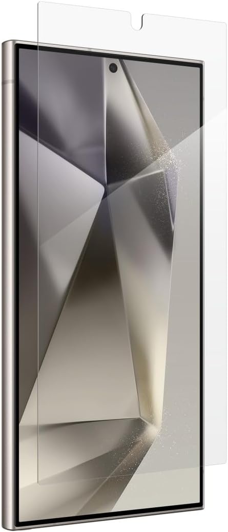 ZAGG InvisibleShield Fusion Samsung Galaxy S24 Ultra Screen Protector - Flexible Hybrid Protection Unbreakable Polymer High-Definition Clarity Eco-Friendly Biometric Tech Compatible