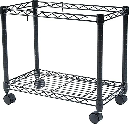 Fellowes 45081 High-Capacity Rolling File Cart, 24w x 14d x 20-1/2h, Black