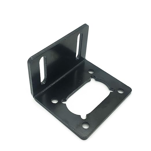 Bringsmart Mini Mounting Brackets of A58 Worm Gear Motor with Screw Motor Support for Fixed Motors (Bracket)