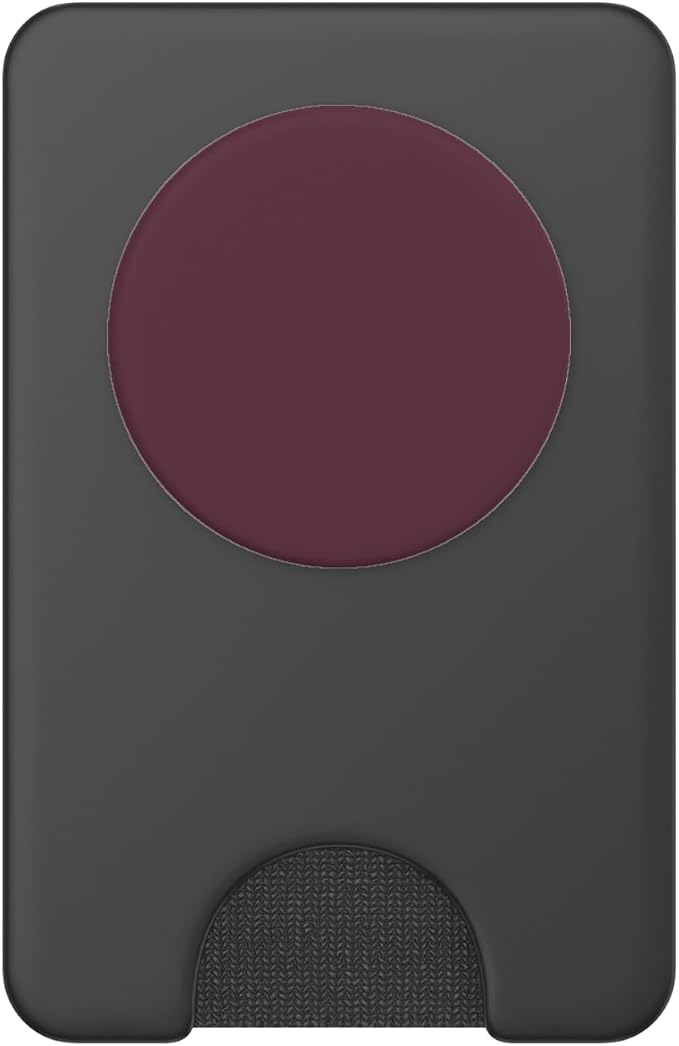 Cute Simple Minimalist Color Wine Red PopSockets PopGrip for MagSafe