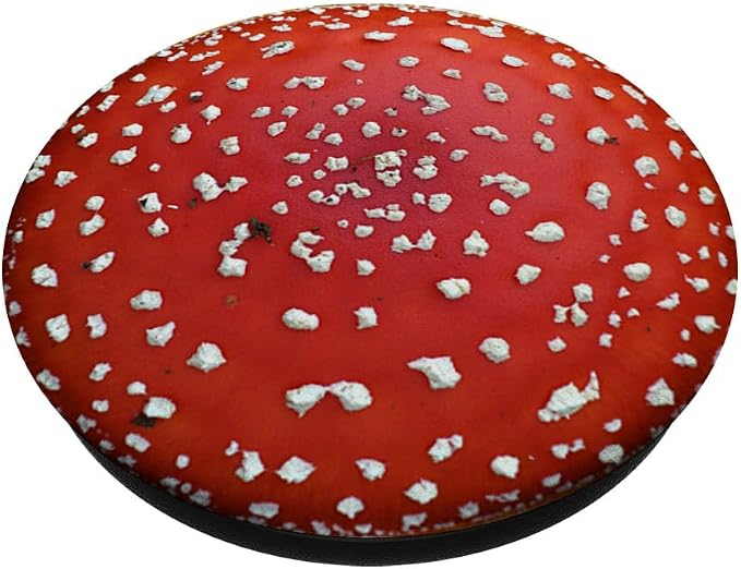 Mushroom Red Fly Agaric Amanita Nature Fungus Forest Design PopSockets Adhesive PopGrip