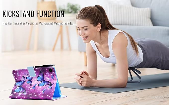 Kindle Fire Max 11 Case 13th Generation 2023 Release Fire Max 11 Tablet Case Embossed Suede Leather Folio Stand Cover with Auto Wake/Sleep &amp Card Slot &amp Pen Holder Brown Bird Flower Embossi