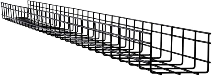 Tripp Lite Wire Mesh Cable Tray Management Organization, Ideal for Industrial & Data Centers, 10 Pack, 6 inches x 4 inches x 10 Feet / 150 x 100 x 3000 millimeters, 5-Year Warranty (SRWB6410STR10)