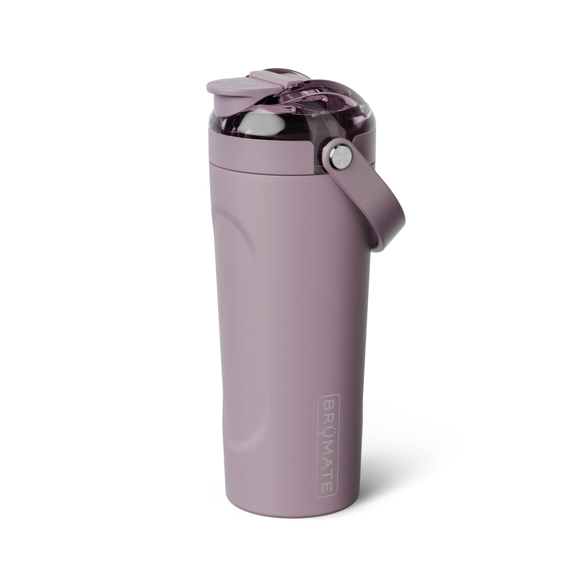 BrüMate MultiShaker Blender Shaker Bottle | 100% Leakproof Insulated Stainless Steel | Pre Workout and Protein Shaker Bottle for the Gym | 25oz (Lilac Dusk)