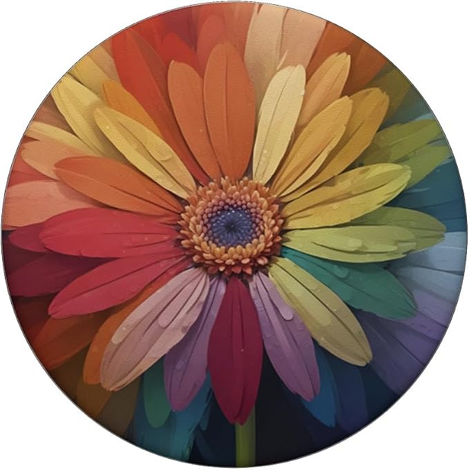 Colorful Daisy Flower Aesthetic Floral Lover PopSockets PopGrip for MagSafe