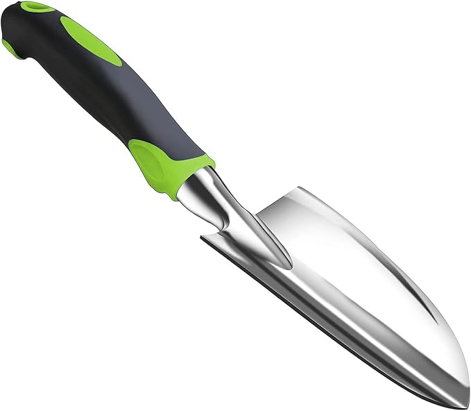 Garden Tool Shovel for Digging Gardening Trowel for Lawn Planting Alloy Spade Plastic Handle Anti Slippery