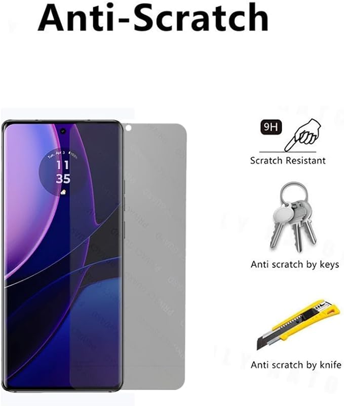 for Motorola Edge (2023) 6.6 Privacy Screen Protector[2-pack] Anti-Spy Anti-peeping Anti Glare Soft Protective Film for Motorola Edge (gen 4) 2023