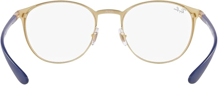 Ray-Ban Unisex Rx6355 Round Prescription Eyeglass Frames