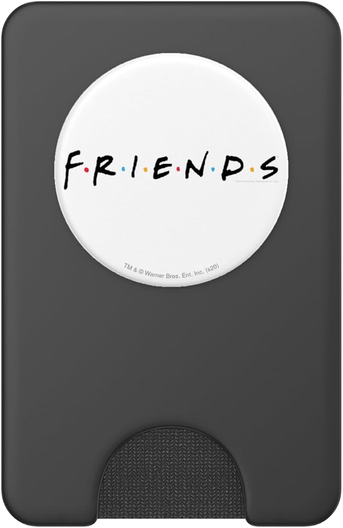 Friends Logo Black PopSockets Adhesive PopGrip
