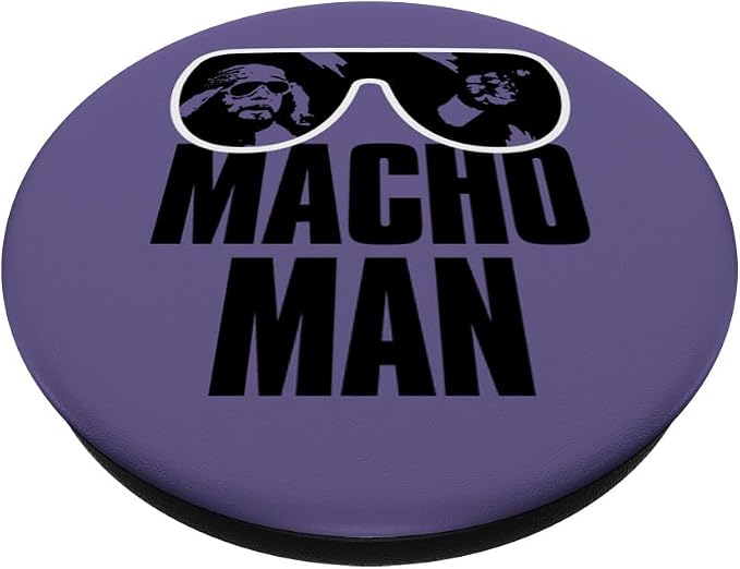 WWE Macho Man Randy Savage PopSockets PopGrip: Swappable Grip for Phones &amp Tablets PopSockets Adhesive PopGrip