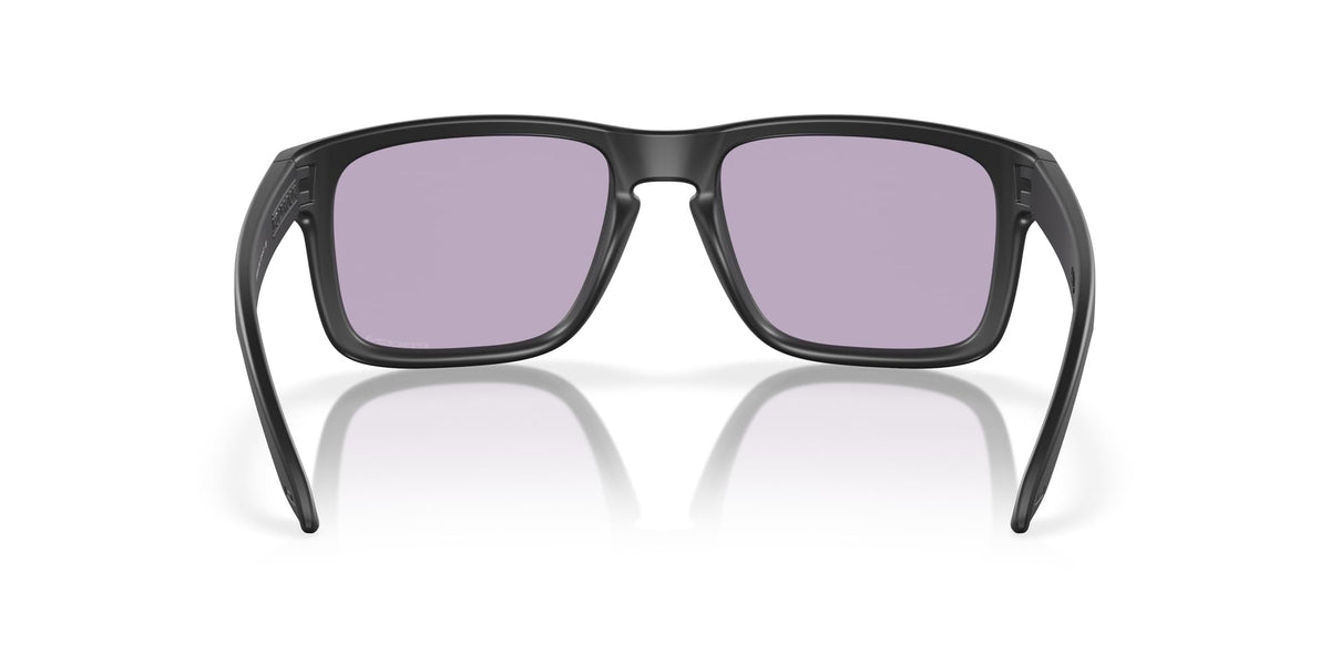 Oakley OO9244 Holbrook Low Bridge Fit Sunglasses, Matte Black/Prizm Slate, 56 mm