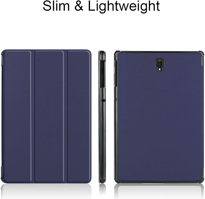 Kepuch Custer Case for Samsung Galaxy Tab S4 10.5 T830 T835 T837 PU Leather Case Cover for Samsung Galaxy Tab S4 10.5 T830 T835 T837 - Black
