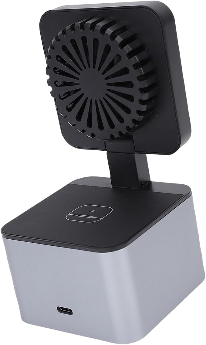 Qinlorgo 3 in 1 Magnetic Wireless Charging Station Foldable Magnetic Charging Stand 15W Fast with Semiconductor Cooling Technology Ideal for Phone Earphone Watches