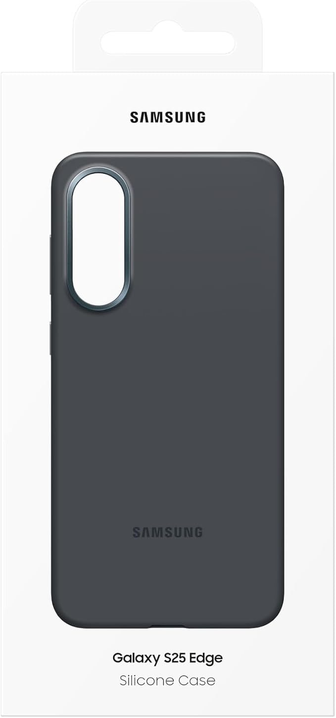 Samsung Galaxy S25+ Silicone Phone Case Protective Cover Color Variety Smooth Grip Durable Design Snug Fit US Version EF-PS936CBEGUS Black