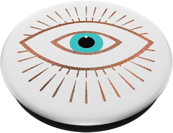 Rose Evil Eye White PopSockets Adhesive PopGrip
