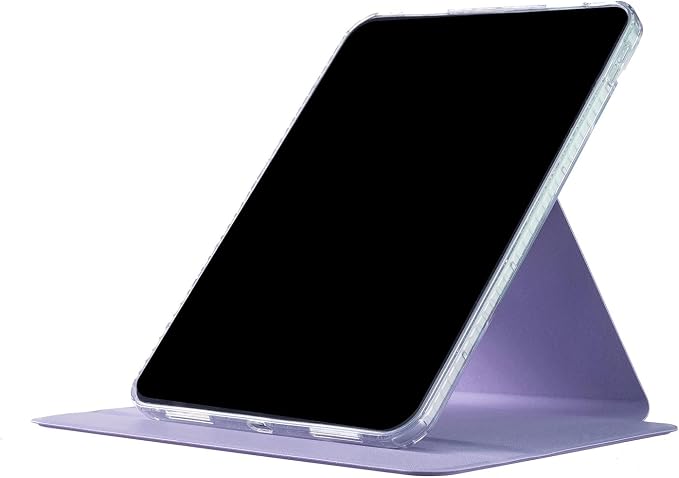 iPad Pro 11'' (M5 2025) (M4 2024) Case DMaos Magnetic Detachable Smart Cover 360 Rotation Foldable Stand - Black
